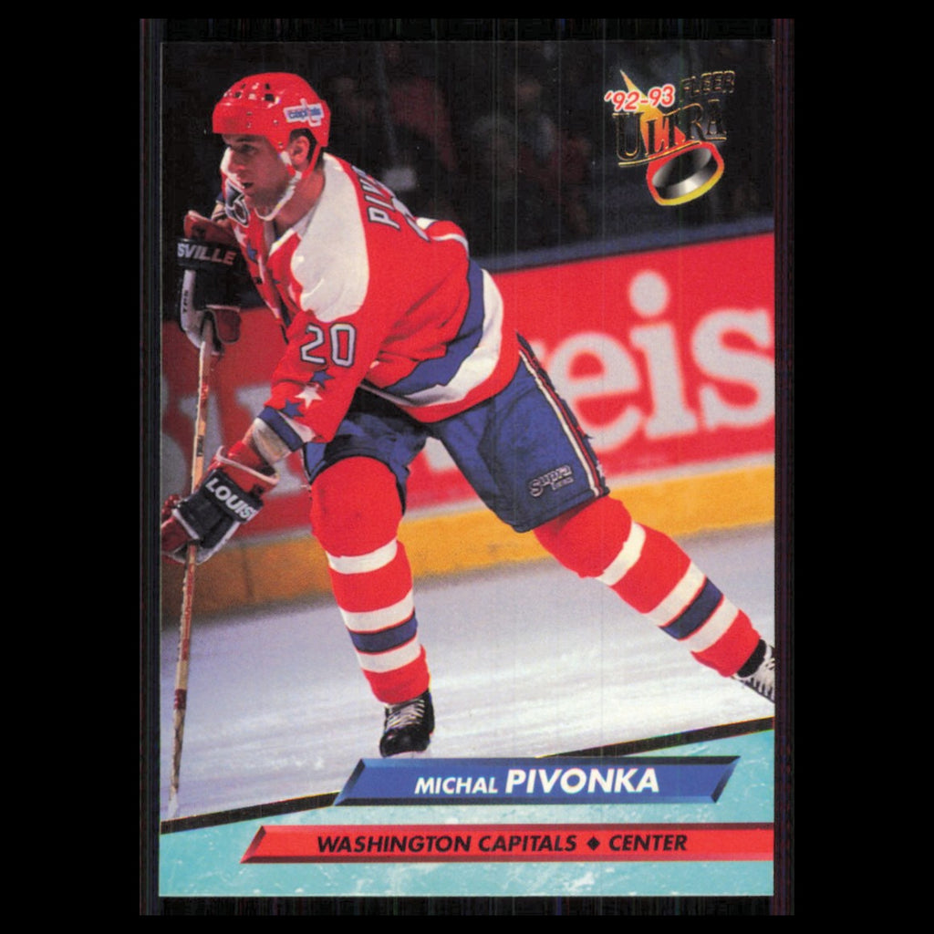 Michal Pivonka #237 1992 Fleer Ultra Washington Capitals Hockey Card NHL NM