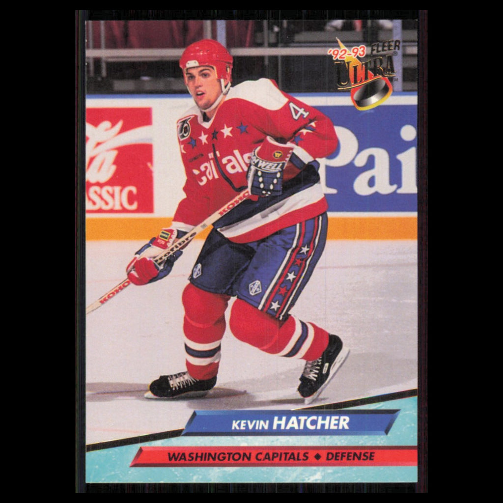 Kevin Hatcher #231 1992 Fleer Ultra Washington Capitals Hockey Card NHL NM