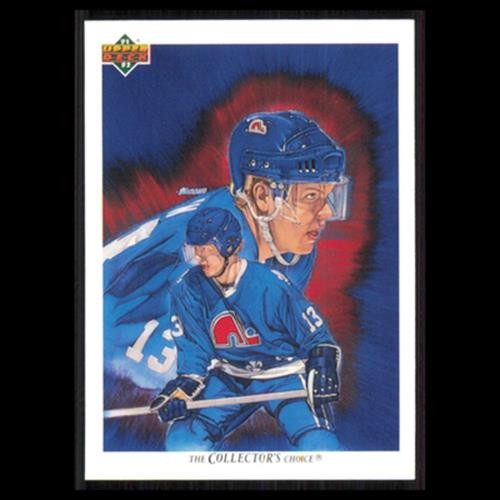 Mats Sundin #93 1991 Upper Deck Quebec Nordiques Hockey Card NHL NM