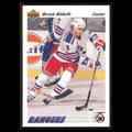 Bernie Nicholls #356 1991 Upper Deck New York Rangers Hockey Card NHL NM