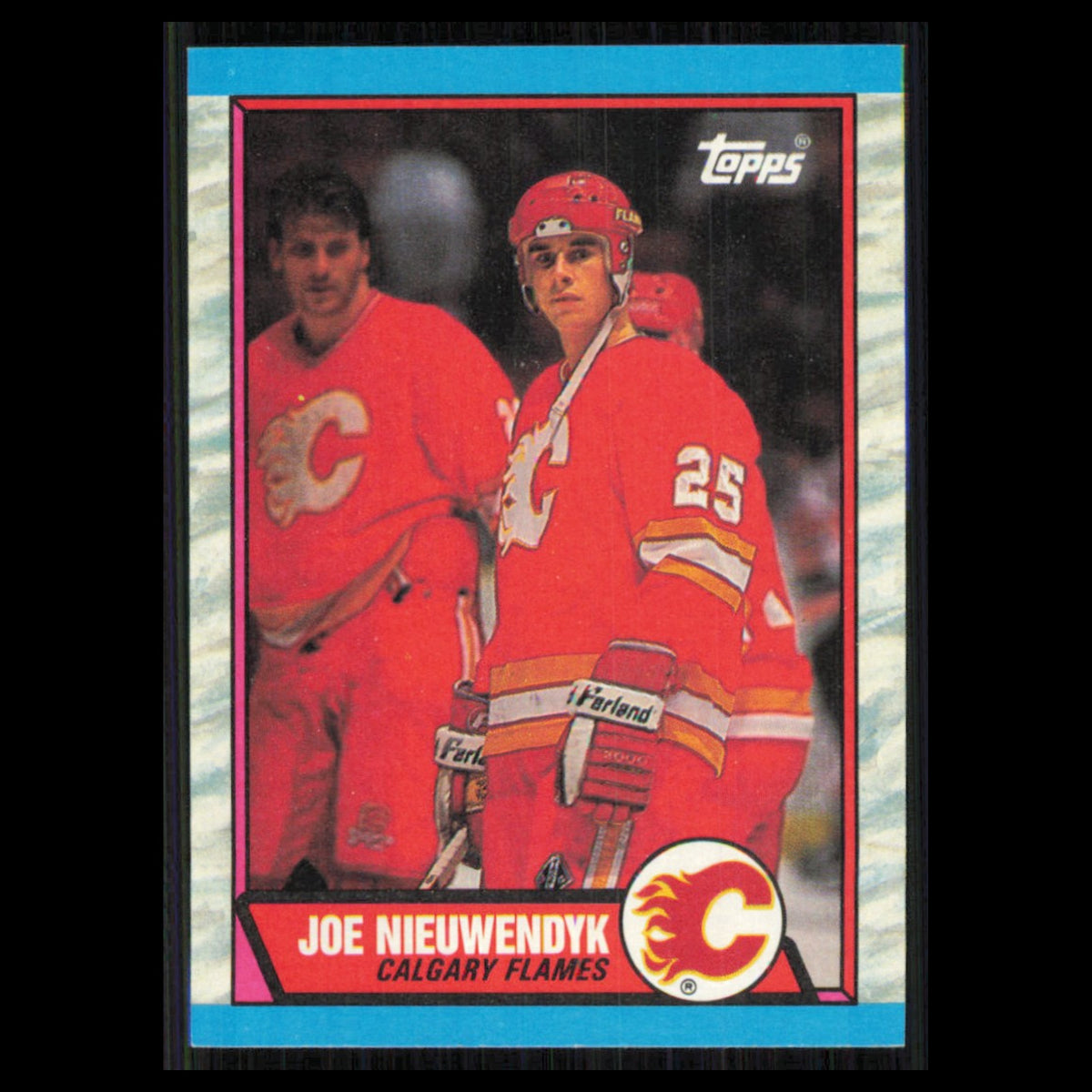 Joe Nieuwendyk #138 1989 Topps Calgary Flames Hockey Card NHL NM