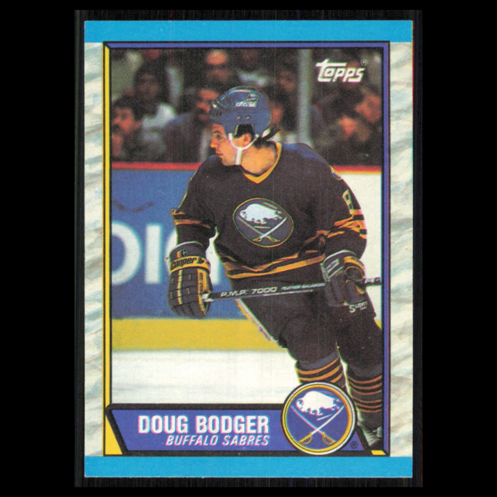 Doug Bodger #154 1989 Topps Buffalo Sabres Hockey Card NHL NM