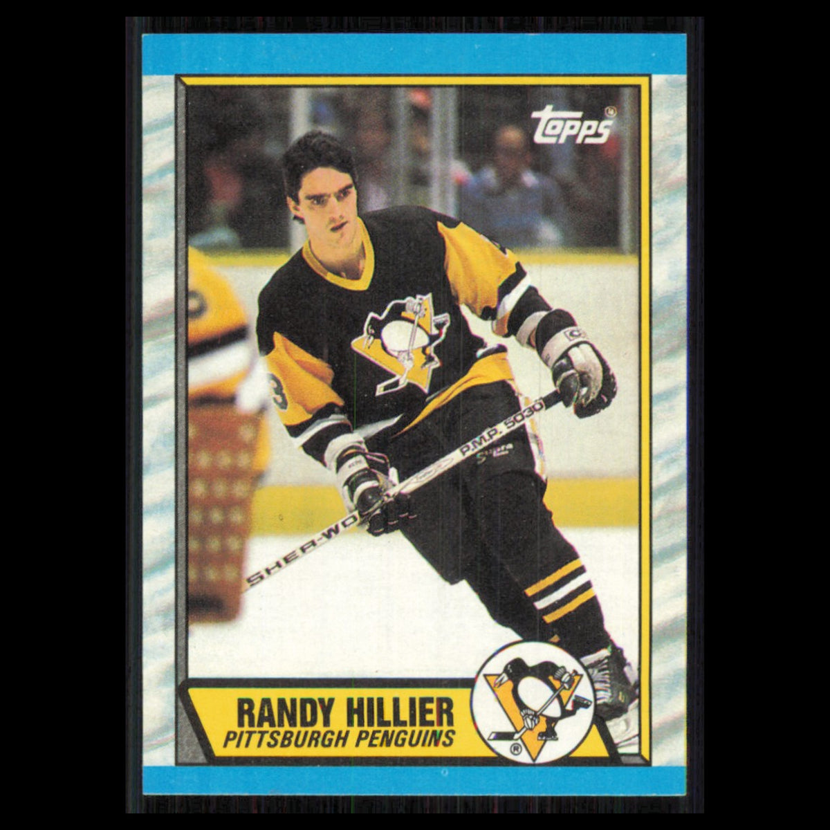 Randy Hillier #126 1989 Topps Pittsburgh Penguins Hockey Card NHL NM