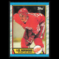 Lee Norwood #75 1989 Topps Detroit Red Wings Hockey Card NHL NM