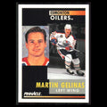 Martin Gelinas #93 1991 Pinnacle Edmonton Oilers Hockey Card NHL NM