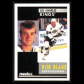 Rob Blake #201 1991 Pinnacle Los Angeles Kings Hockey Card NHL NM
