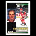 Eric Weinrich #89 1991 Pinnacle New Jersey Devils Hockey Card NHL NM