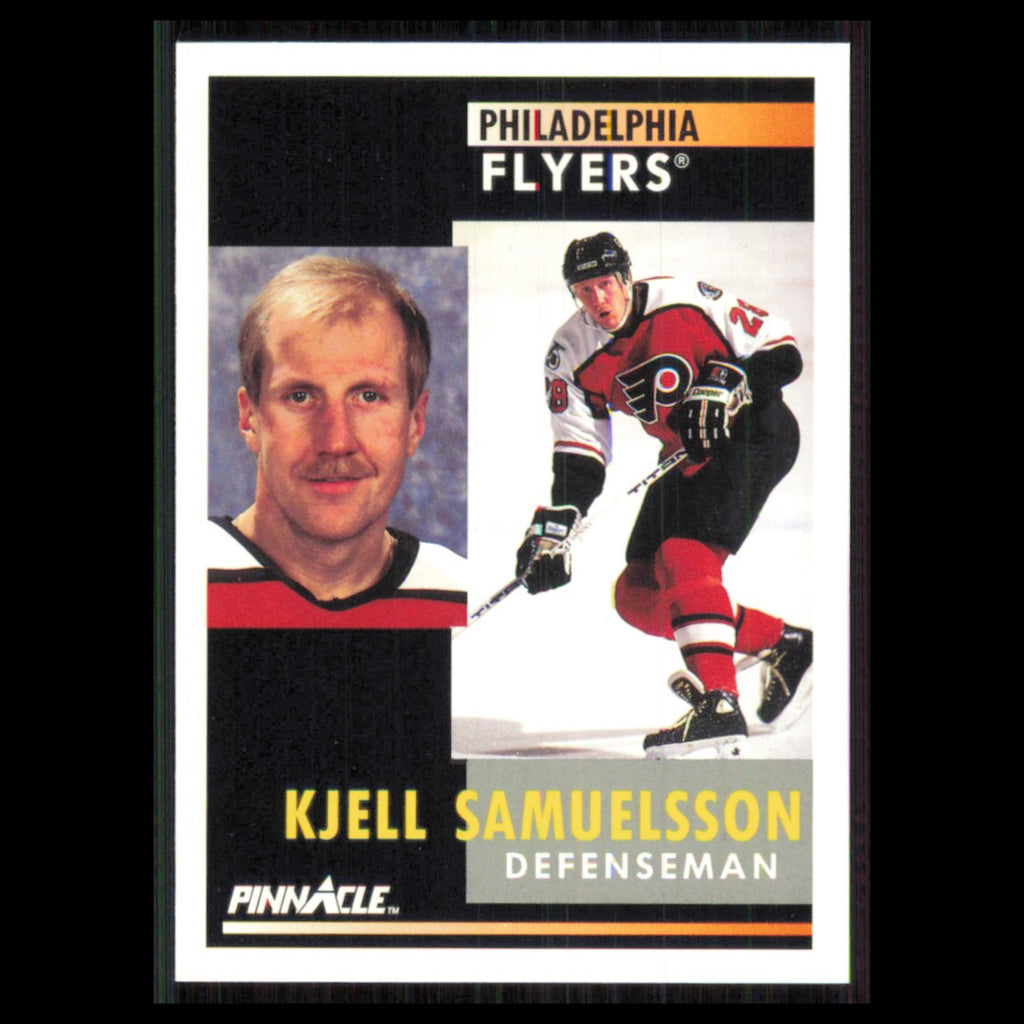 Kjell Samuelsson #149 1991 Pinnacle Philadelphia Flyers Hockey Card NHL NM