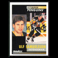 Ulf Samuelsson #267 1991 Pinnacle Pittsburgh Penguins Hockey Card NHL NM