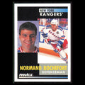 Normand Rochefort #273 1991 Pinnacle New York Rangers Hockey Card NHL NM