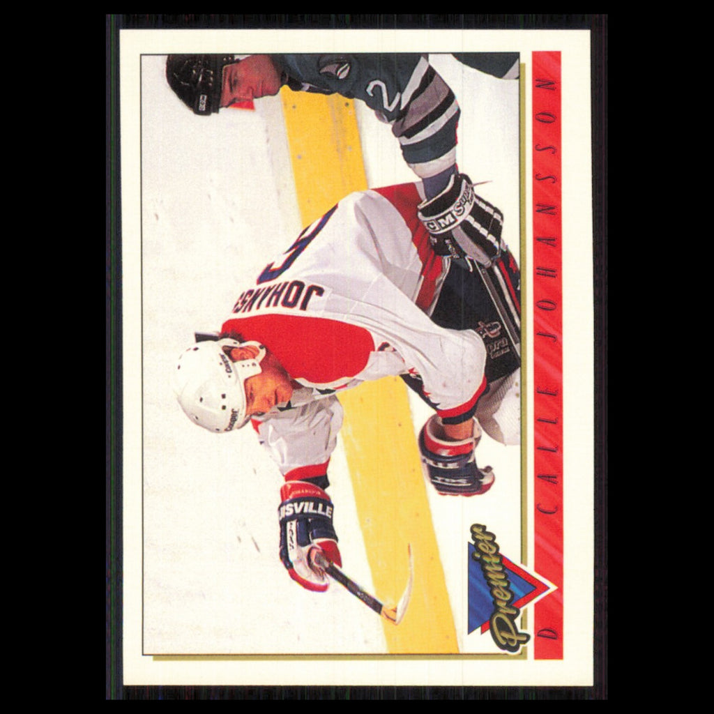 Calle Johansson #278 1993 Topps Premier Washington Capitals Hockey Card NHL NM