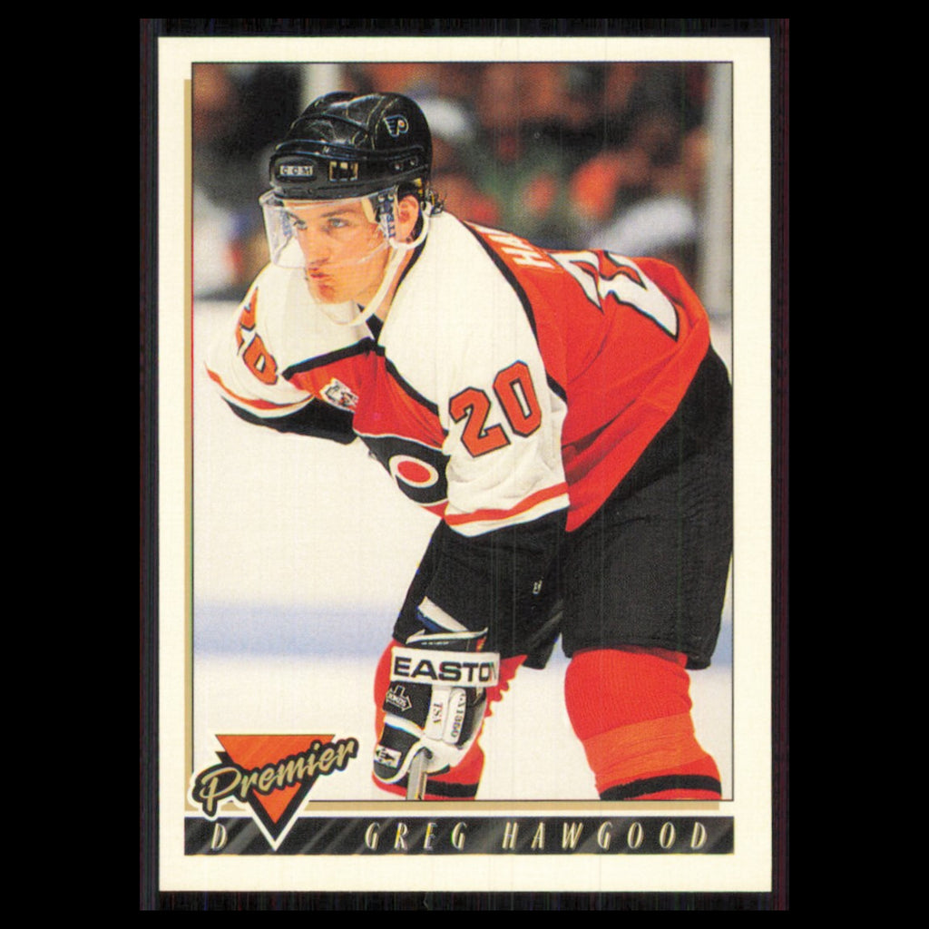 Greg Hawgood #422 1993 Topps Premier Philadelphia Flyers Hockey Card NHL NM