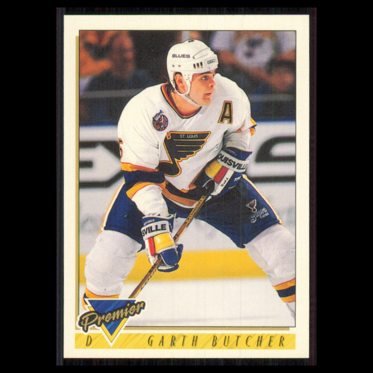 Garth Butcher #316 1993 Topps Premier St. Louis Blues Hockey Card NHL NM