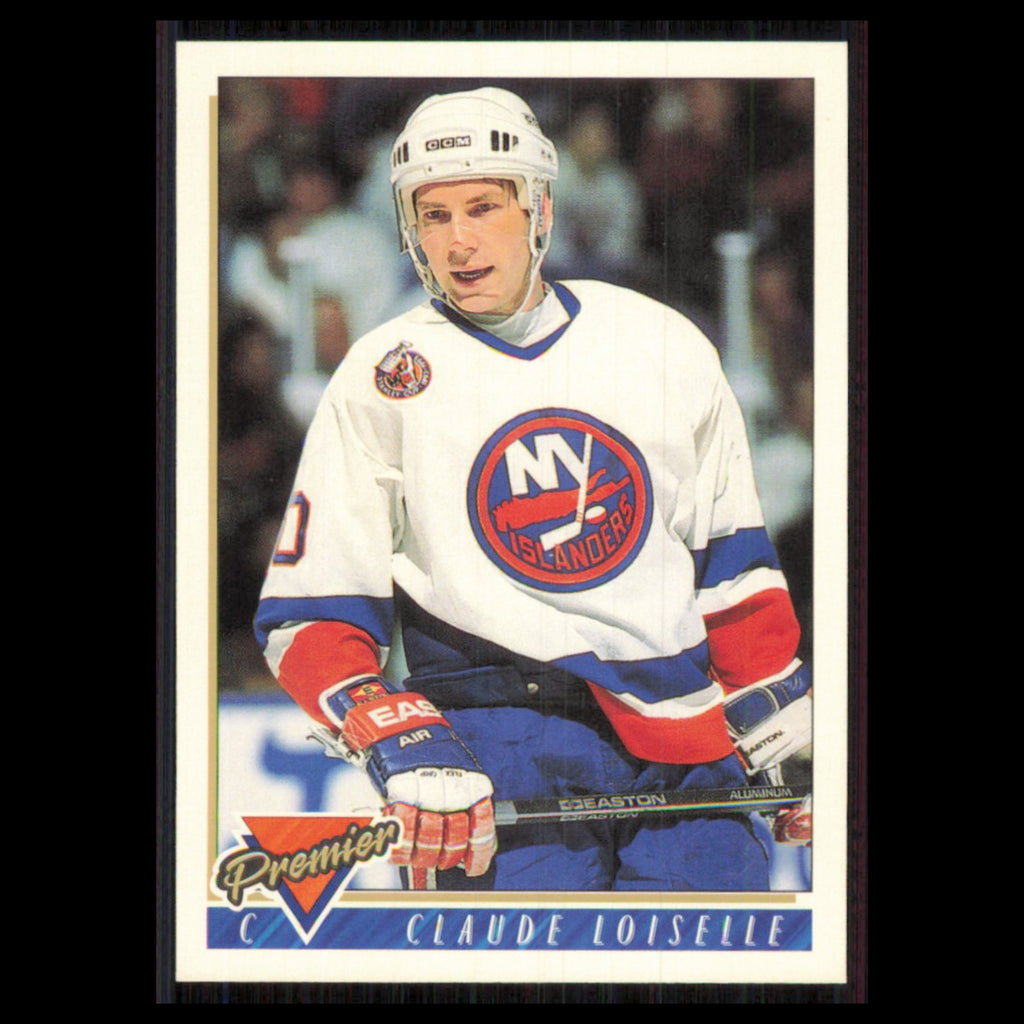 Claude Loiselle #328 1993 Topps Premier New York Islanders Hockey Card NHL NM