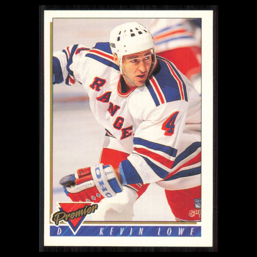 Kevin Lowe #464 1993 Topps Premier New York Rangers Hockey Card NHL NM