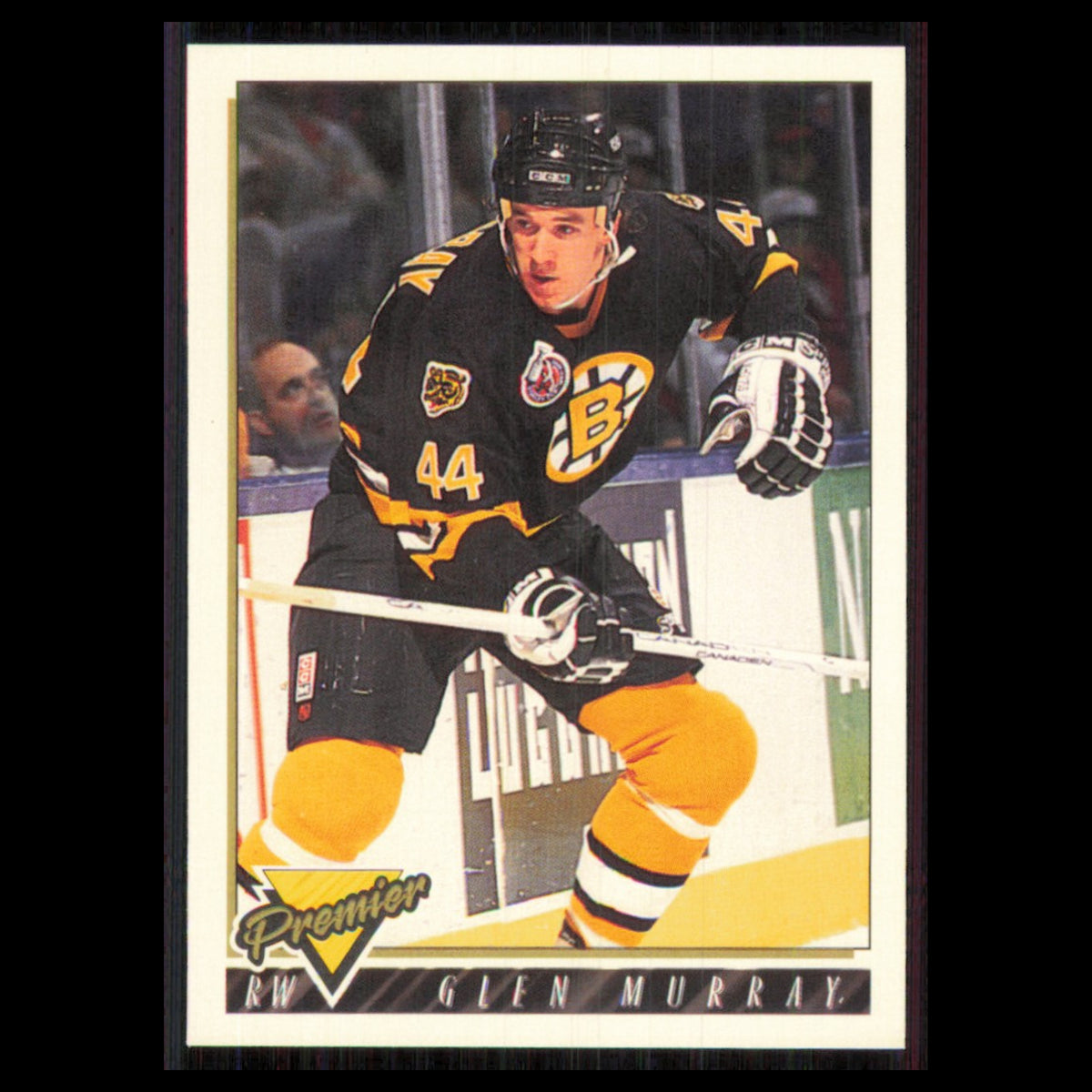 Glen Murray #477 1993 Topps Premier Boston Bruins Hockey Card NHL NM