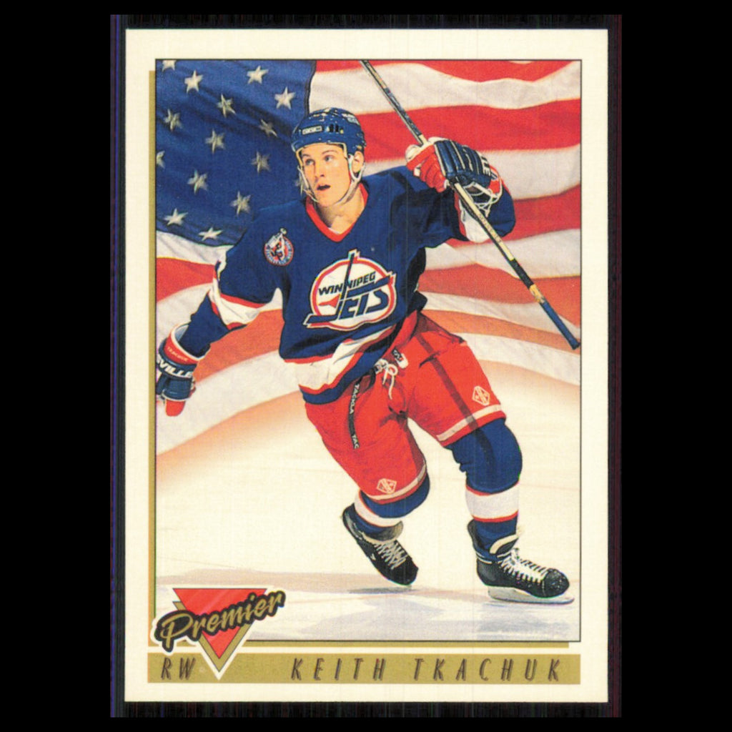 Keith Tkachuk #502 1993 Topps Premier Winnipeg Jets Hockey Card NHL NM