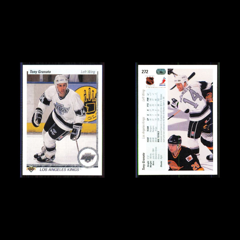 Tony Granato #272 1990 Upper Deck Los Angeles Kings Hockey Card NHL NM