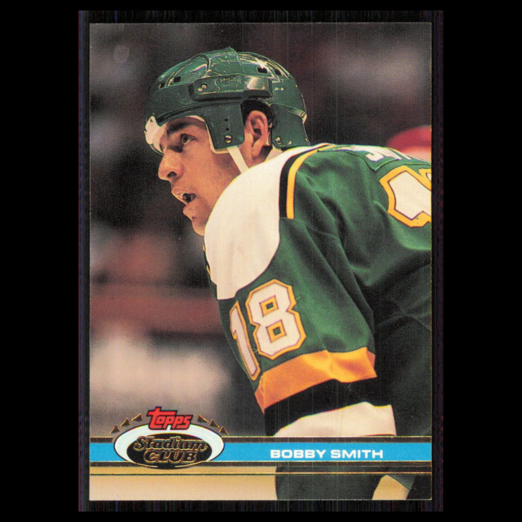 Bobby Smith #25 1991 Topps Stadium Club Minnesota North Stars Hockey Card NHL NM