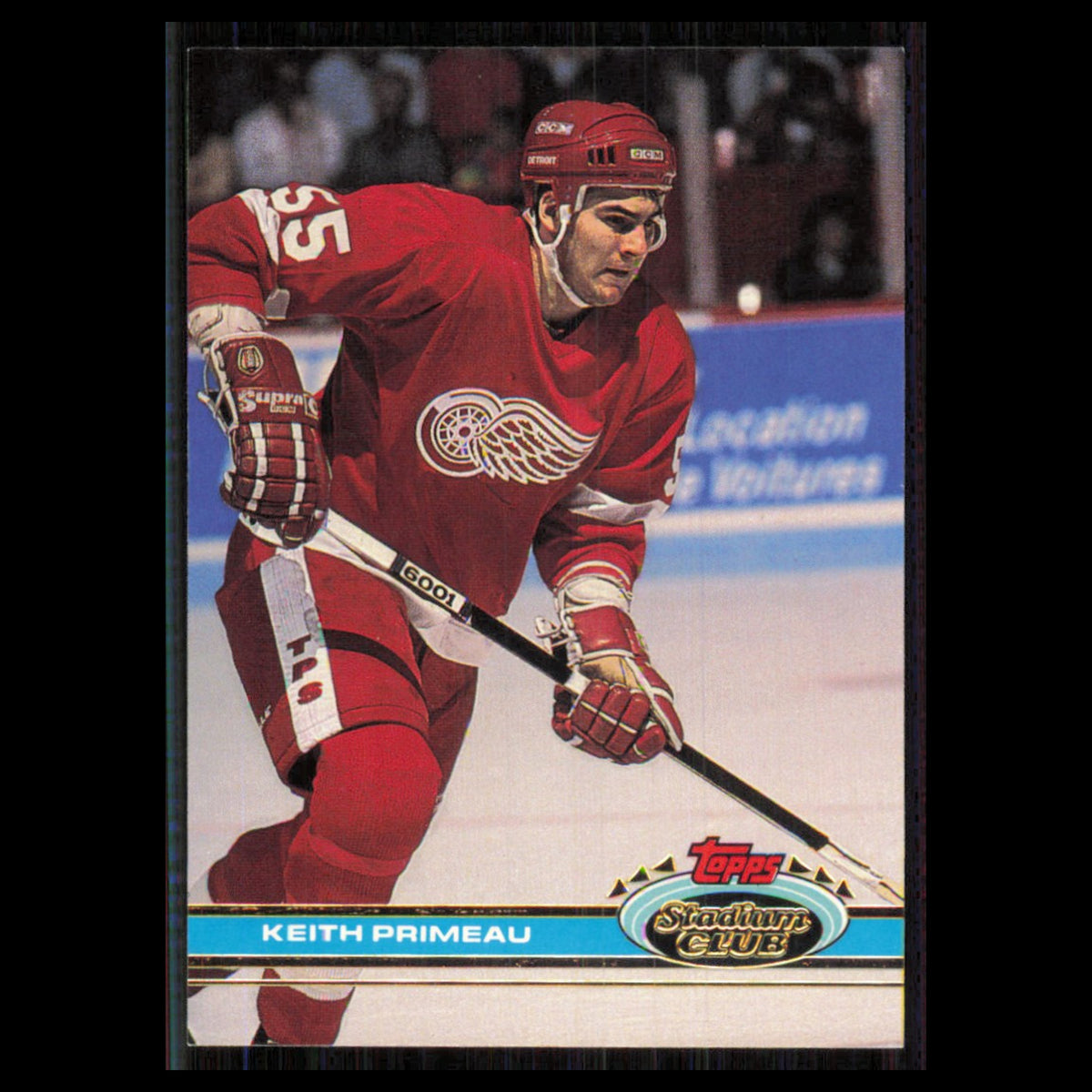 Keith Primeau #305 1991 Topps Stadium Club Detroit Red Wings Hockey Card NHL NM