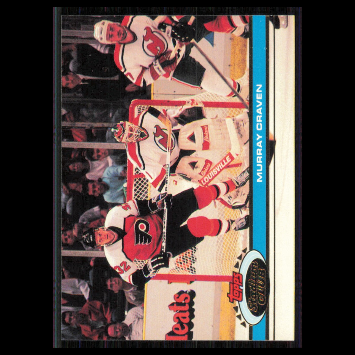 Murray Craven #176 1991 Topps Stadium Club Philadelphia Flyers Hockey Card NHL