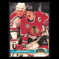 Dirk Graham #181 1991 Topps Stadium Club Chicago Blackhawks Hockey Card NHL NM