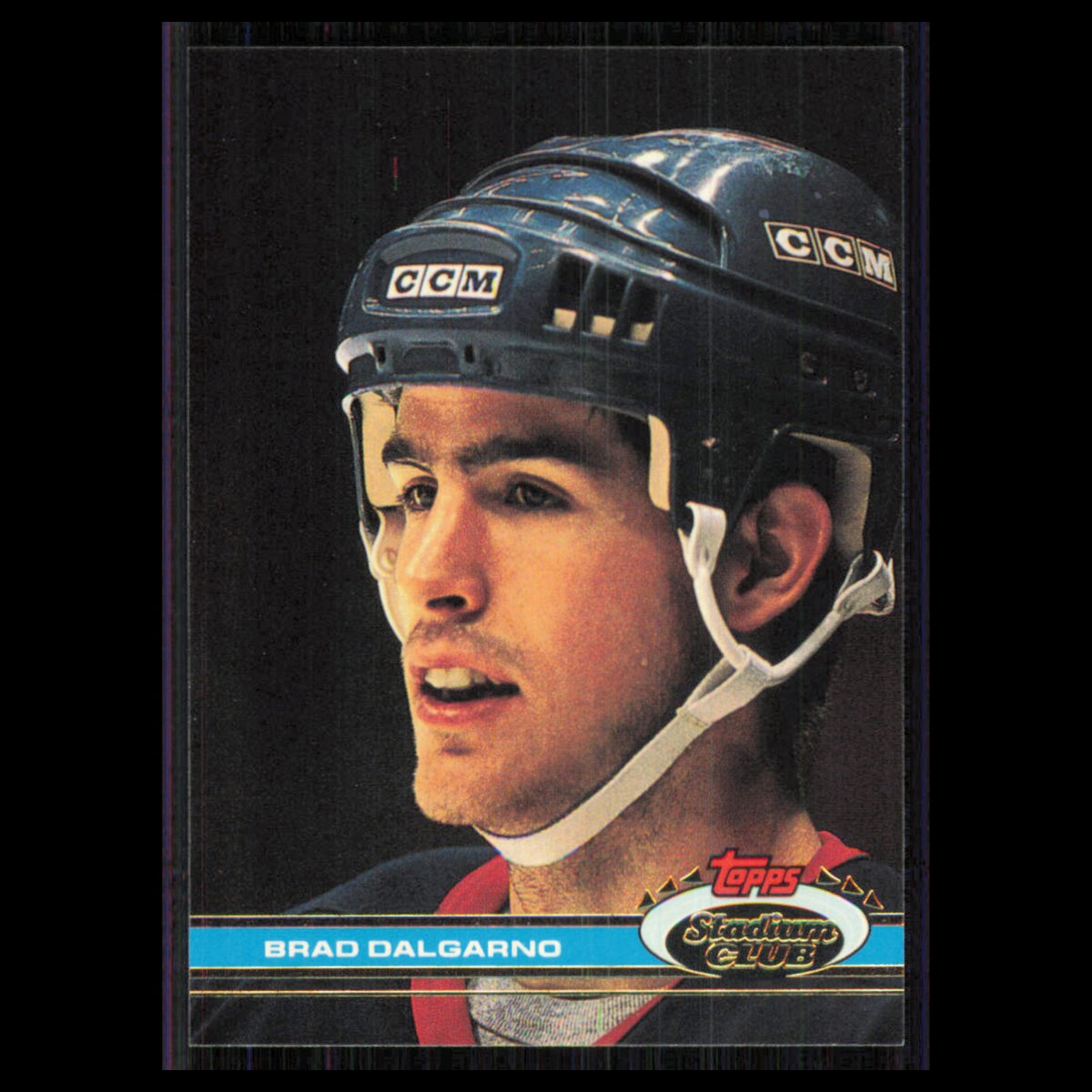 Brad Dalgarno #371 1991 Topps Stadium Club New York Islanders Hockey Card NHL NM