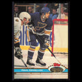 Paul Cavallini #48 1991 Topps Stadium Club St. Louis Blues Hockey Card NHL NM