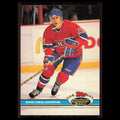 Eric Desjardins #214 1991 Topps Stadium Club Montreal Canadiens Hockey Card NHL