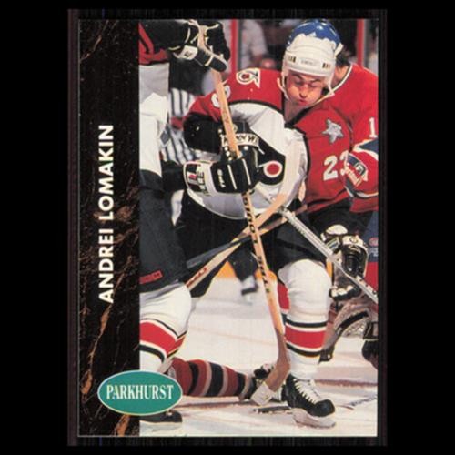 Andrei Lomakin #131 1991 Parkhurst Philadelphia Flyers Hockey Card NHL NM