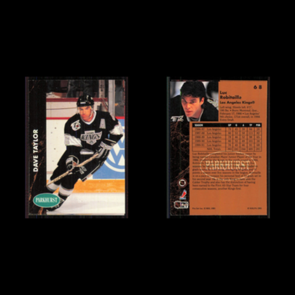 Luc Robitaille #68 1991 Parkhurst Los Angeles Kings Hockey Card NHL NM