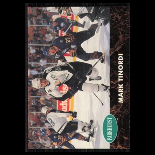 Mark Tinordi #304 1991 Parkhurst Minnesota North Stars Hockey Card NHL NM