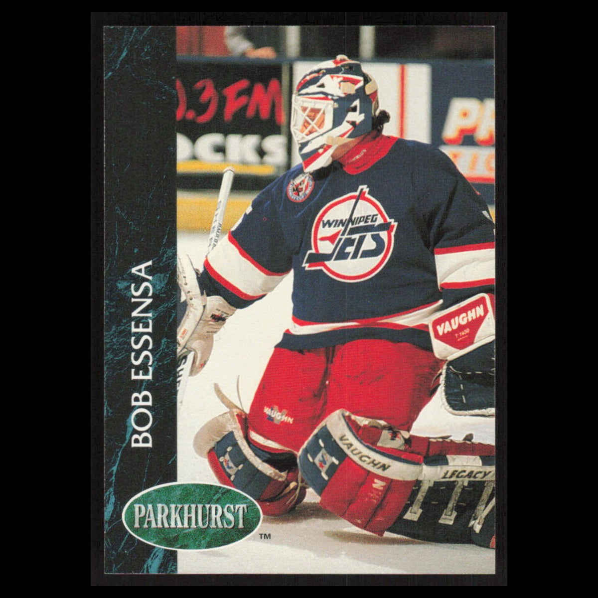Bob Essensa #207 1992 Parkhurst Winnipeg Jets Hockey Card NHL NM