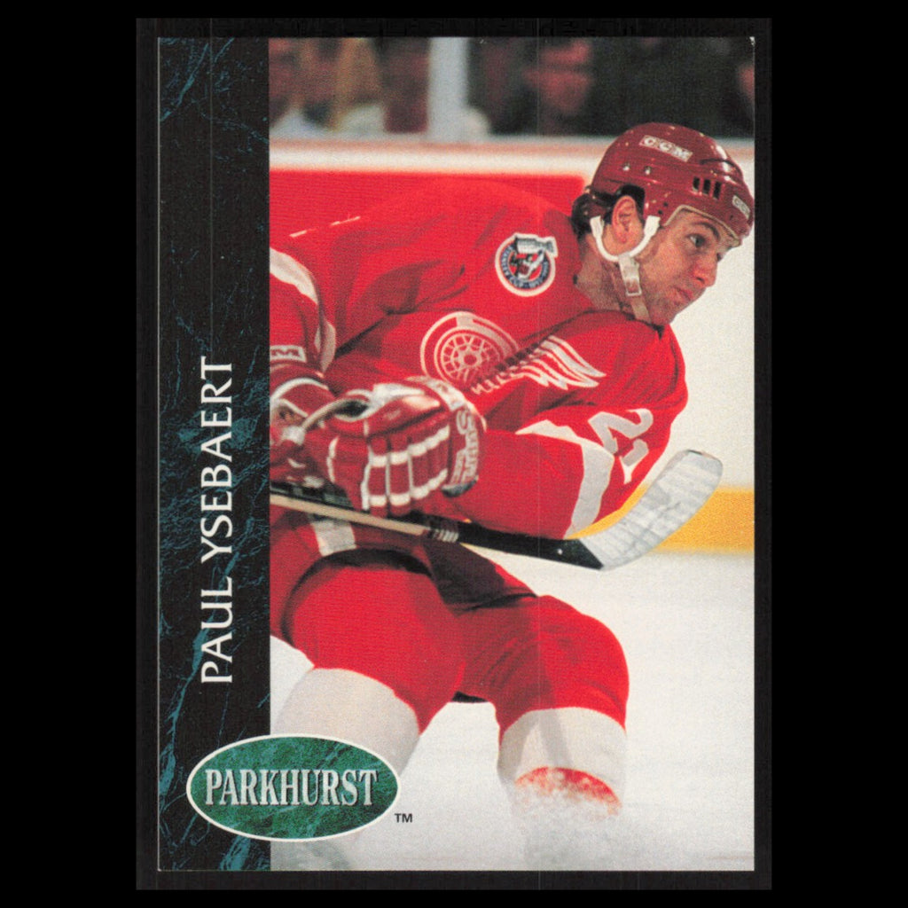 Paul Ysebaert #43 1992 Parkhurst Detroit Red Wings Hockey Card NHL NM