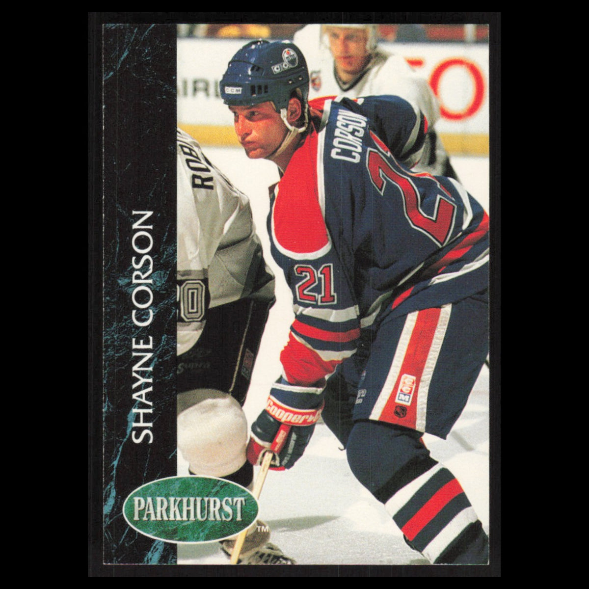 Shayne Corson #53 1992 Parkhurst Edmonton Oilers Hockey Card NHL NM