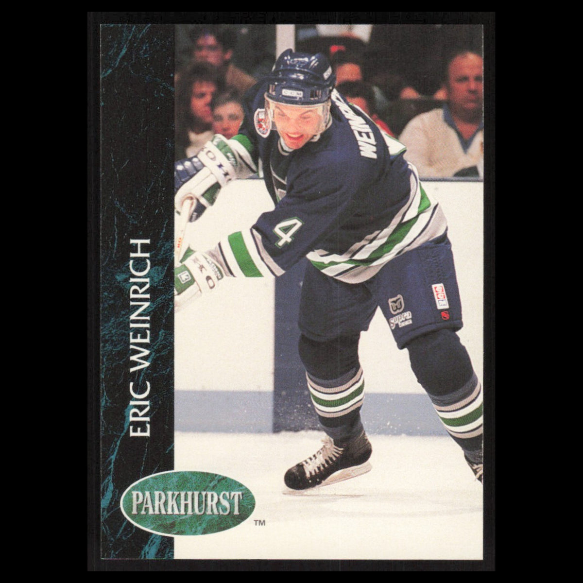 Eric Weinrich #56 1992 Parkhurst Hartford Whalers Hockey Card NHL NM