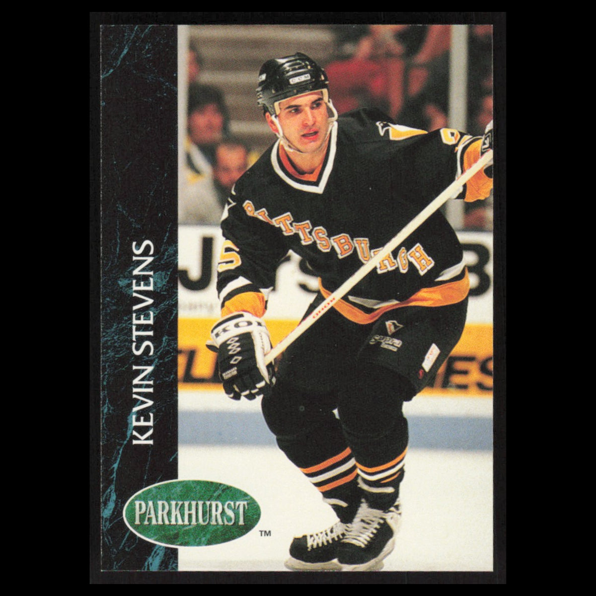 Kevin Stevens #138 1992 Parkhurst Pittsburgh Penguins Hockey Card NHL NM
