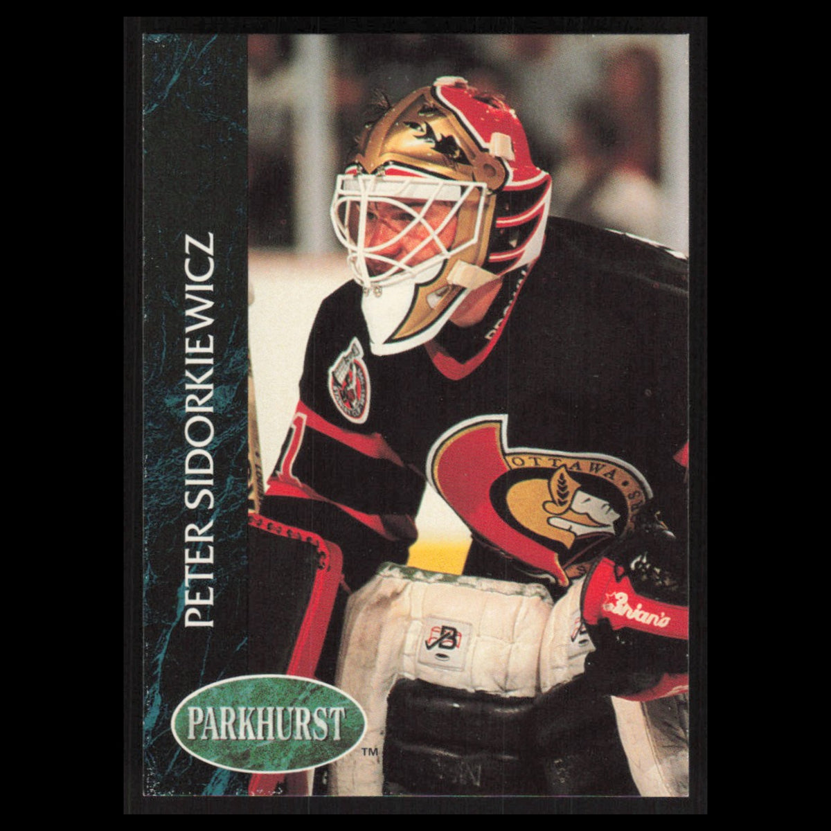 Peter Sidorkiewicz #120 1992 Parkhurst Ottawa Senators Hockey Card NHL NM