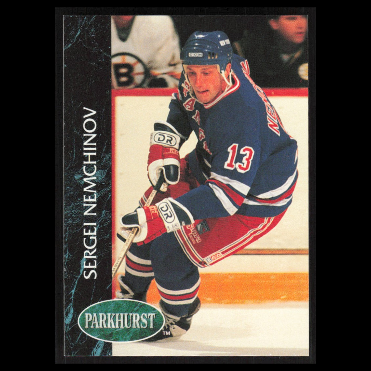 Sergei Nemchinov #114 1992 Parkhurst New York Rangers Hockey Card NHL NM