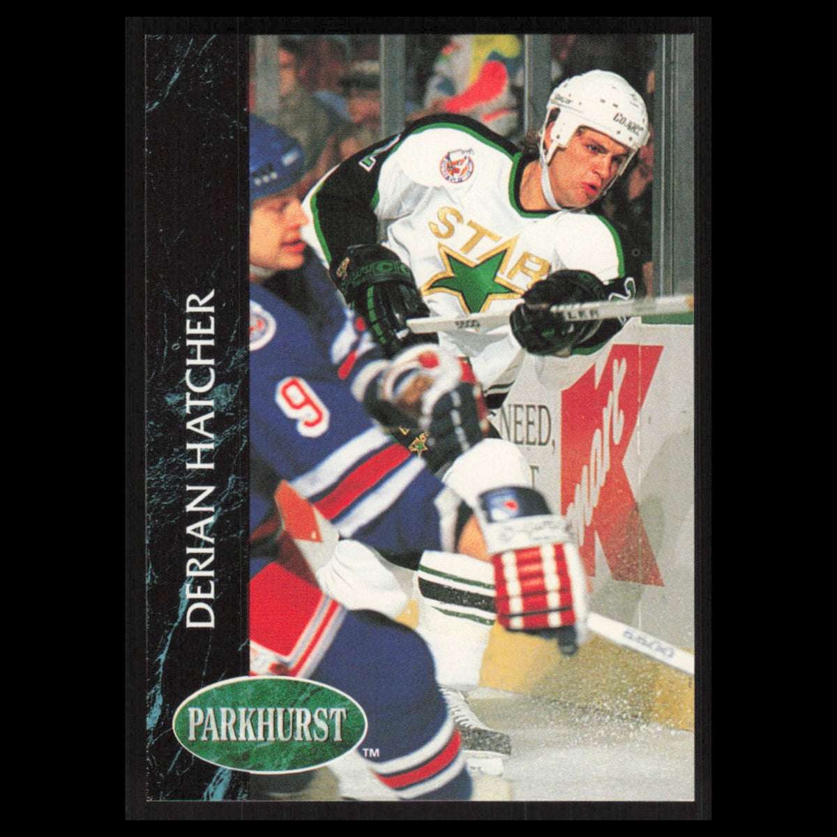 Derian Hatcher #72 1992 Parkhurst Minnesota North Stars Hockey Card NHL NM