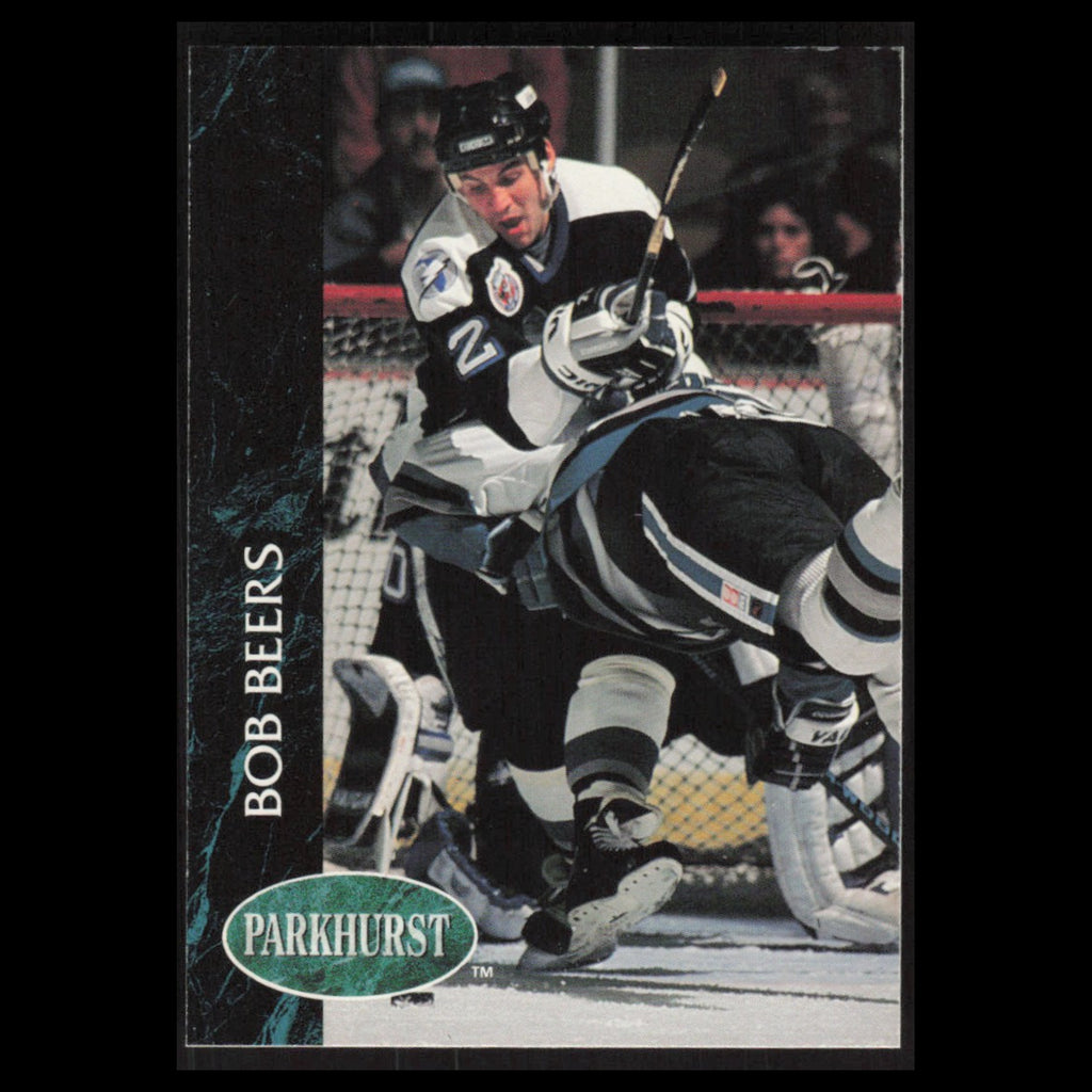 Bob Beers #401 1992 Parkhurst Tampa Bay Lightning Hockey Card NHL NM