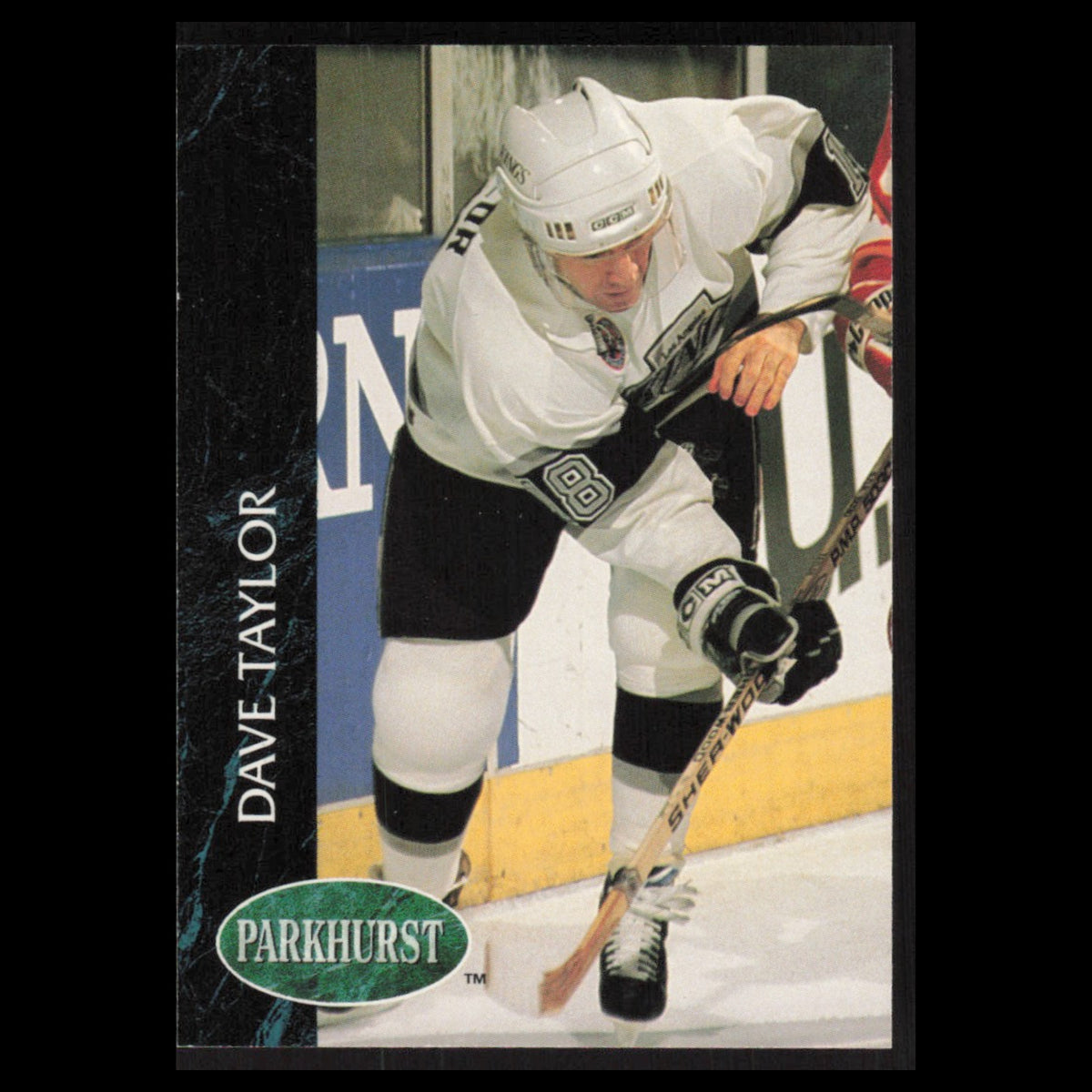 Dave Taylor #307 1992 Parkhurst Los Angeles Kings Hockey Card NHL NM