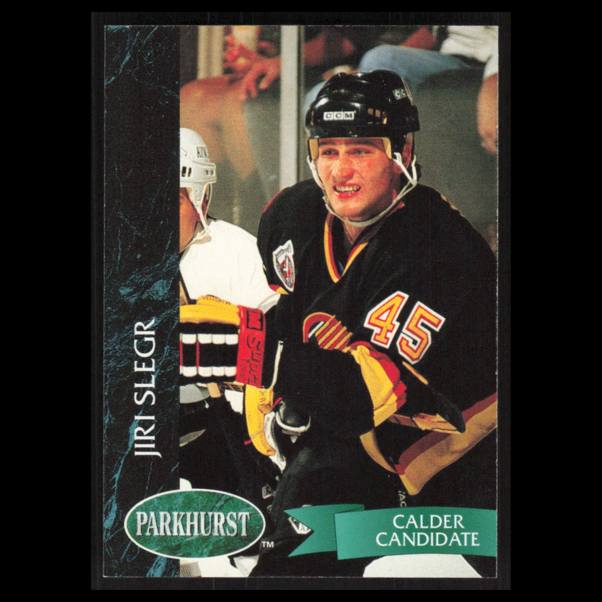 Jiri Slegr #196 1992 Parkhurst Vancouver Canucks Hockey Card NHL NM