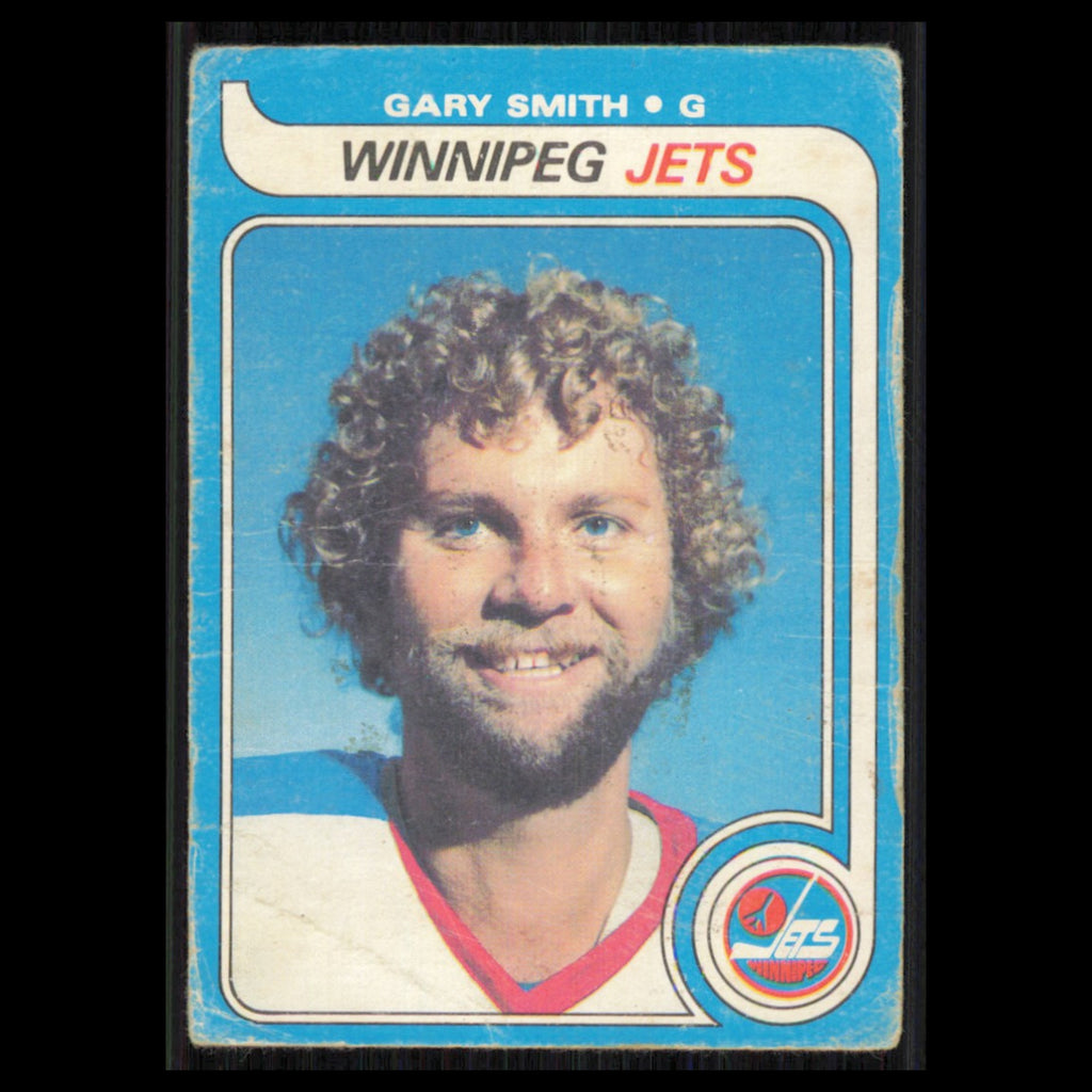 Gary Smith #103 1979 O-Pee-Chee Winnipeg Jets Hockey Card NHL Poor