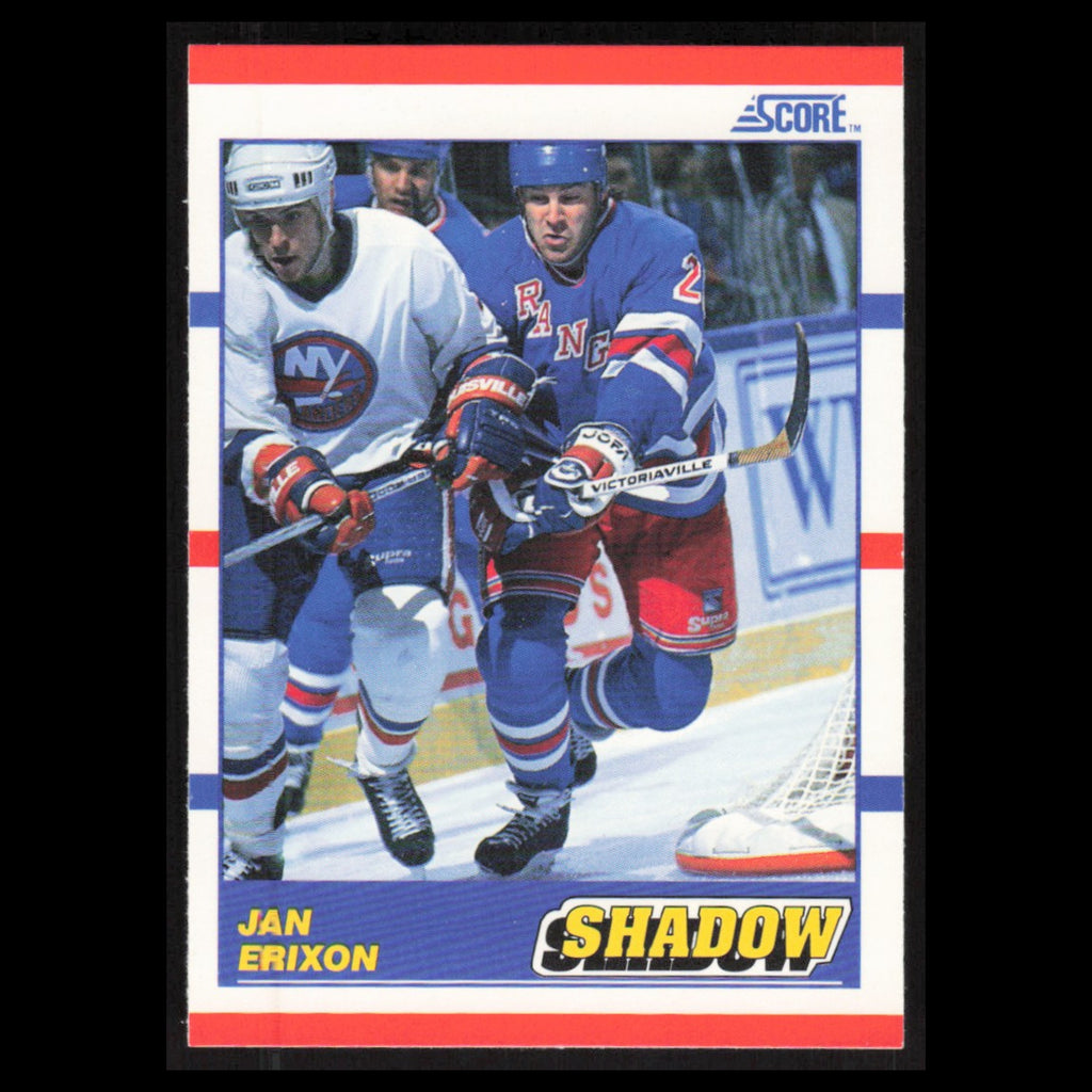 Jan Erixon #343 1990 Score New York Rangers Hockey Card NHL NM