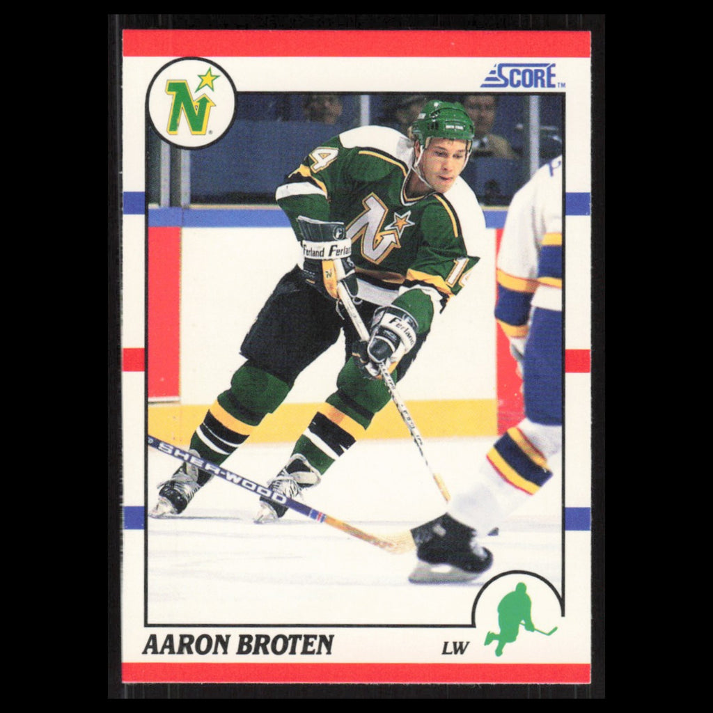 Aaron Broten #162 1990 Score Minnesota North Stars Hockey Card NHL NM