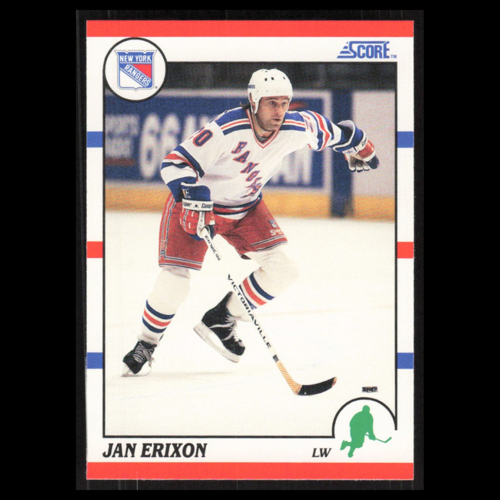 Jan Erixon #272 1990 Score New York Rangers Hockey Card NHL NM