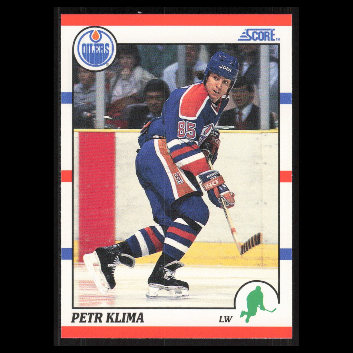 Petr Klima #232 1990 Score Edmonton Oilers Hockey Card NHL NM