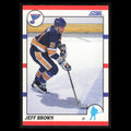 Jeff Brown #41 1990 Score St. Louis Blues Hockey Card NHL NM