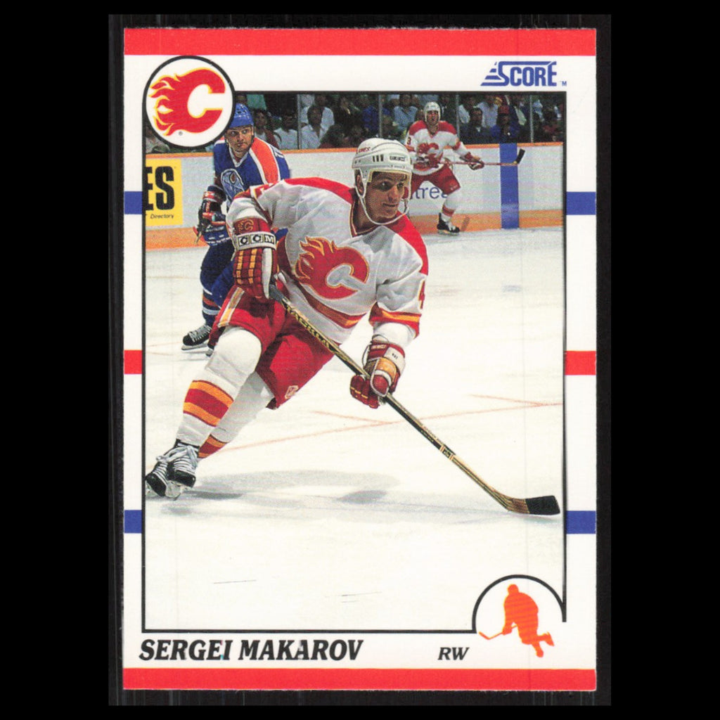 Sergei Makarov Rookie #71 1990 Score Calgary Flames Hockey Card NHL NM
